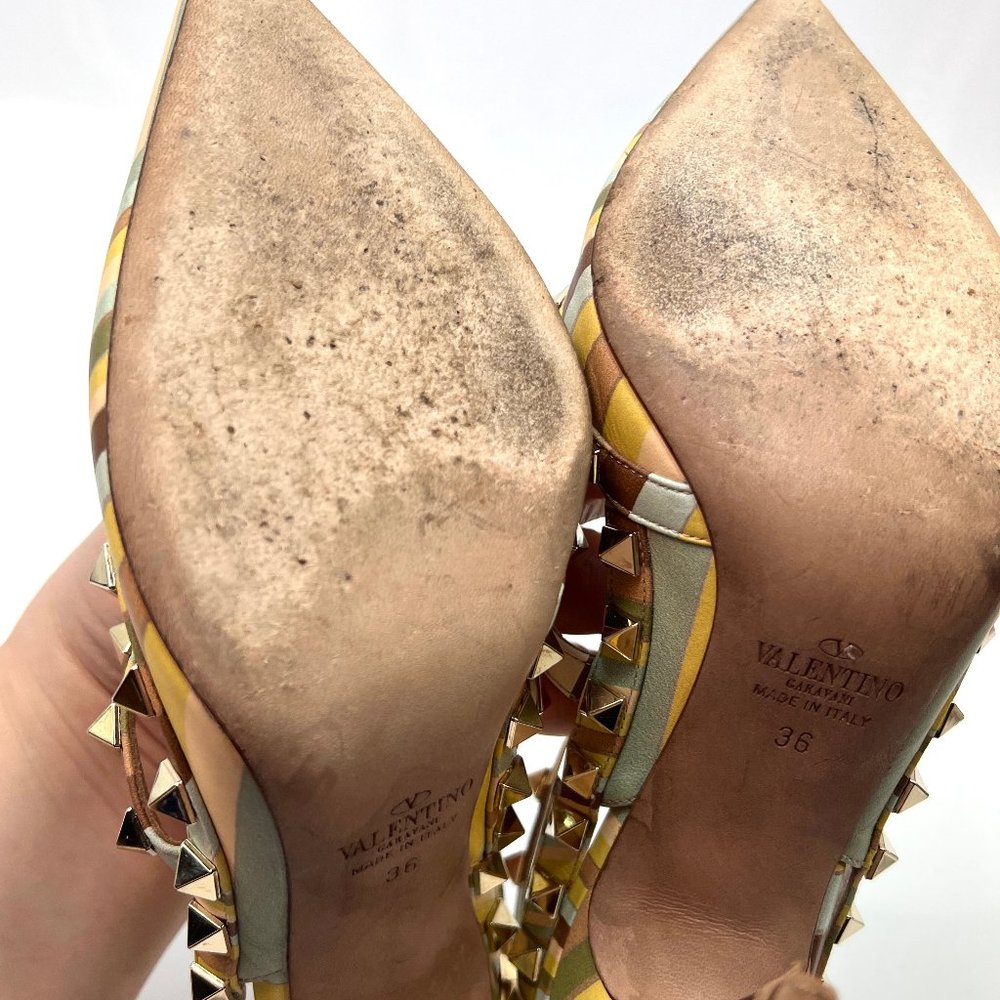 🌷❤️‍🔥FINAL SALE 🔥 NO OFFERS🌷💥Valentino Garavani Rockstud Heels 36 - Picture 5 of 12